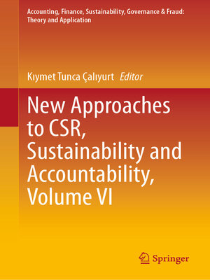 cover image of New Approaches to CSR, Sustainability and Accountability, Volume VI